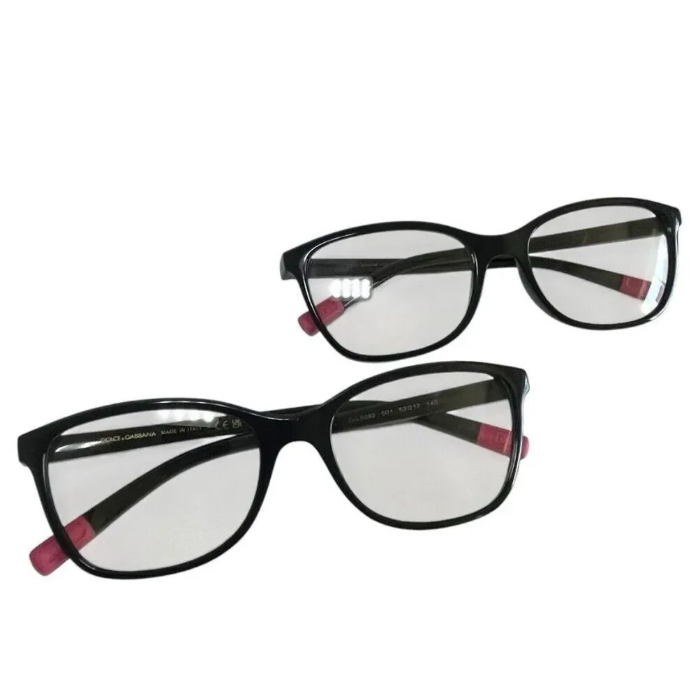Dolce & Gabbana DG 5092 Women’s Luxury Eyeglasses - Black & Pink - Size 55mm